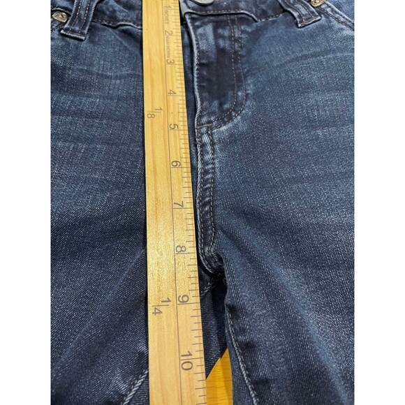 Kut From The Kloth Jeans Womens 10 Straight Blue Distressed Denim Grunge Casual - Picture 9 of 10